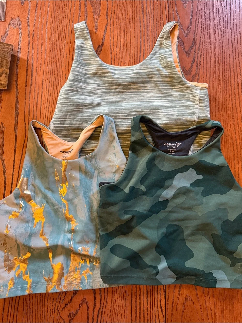 Old Navy Girls Tank Tops Trio in shades of Green